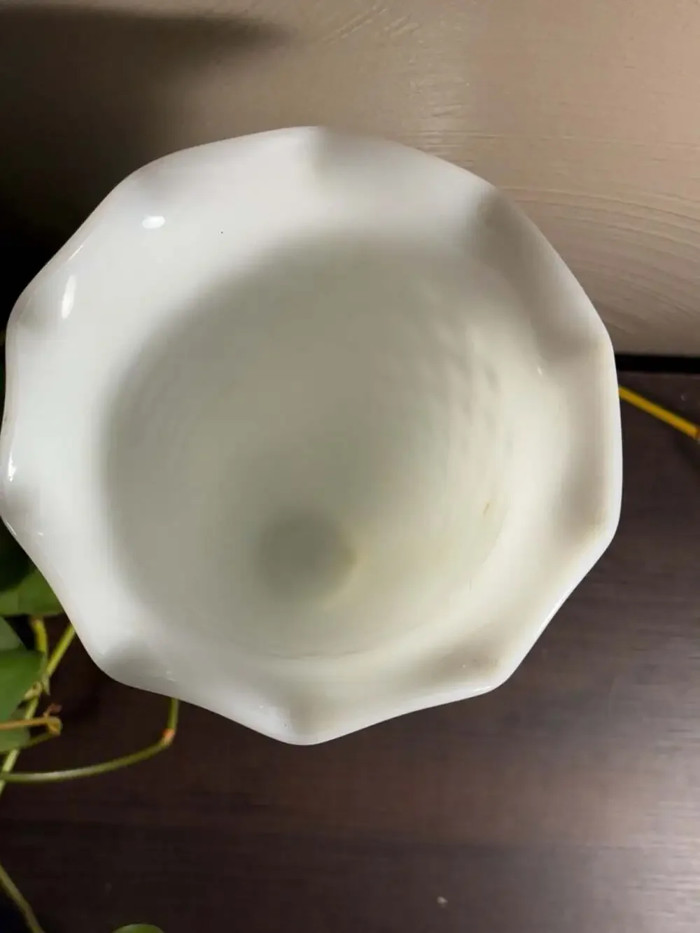 Anchor Hocking Milk White Glass 9 1/2